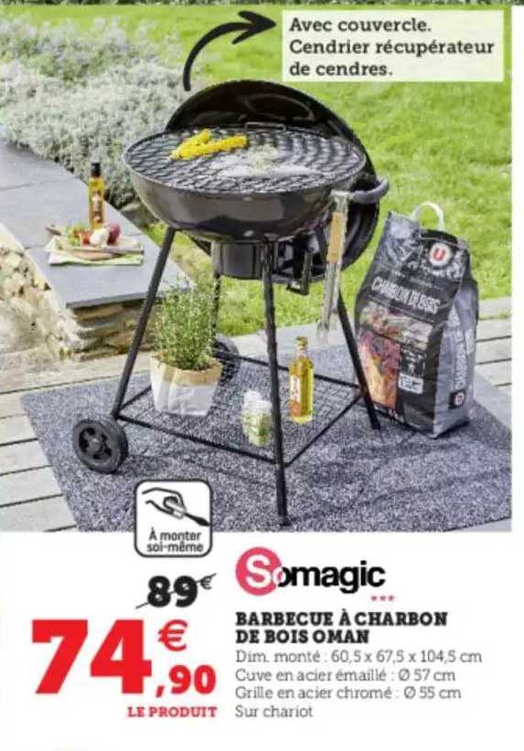 Barbecue à Charbon De Bois Oman Somagic