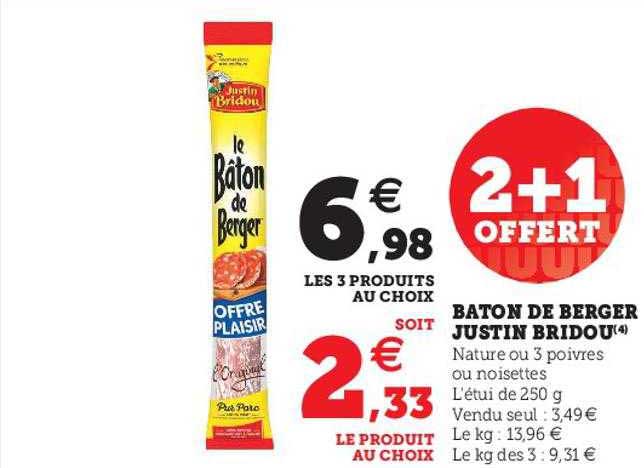 bâton de berger justin bridou