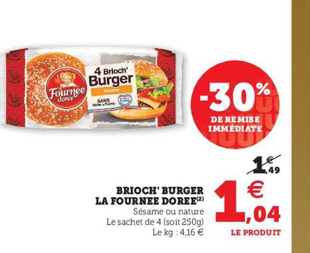 brioch' burger la fournée dorée
