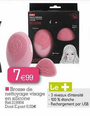 Brosse De Nettoyage Visage En Silocone