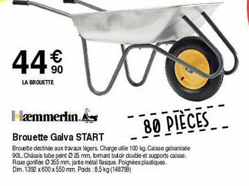 brouette galva start