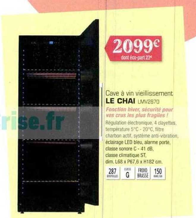 cave à vin vieillissement le chai