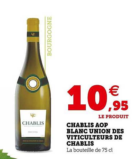 chablis aop blanc union des viticulteurs de chablis