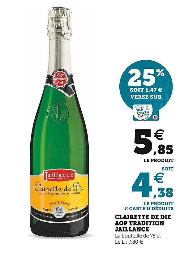 clairette de die aop tradition jaillance