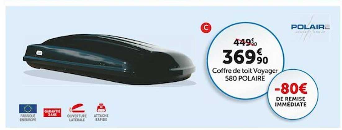 coffre de toit voyager 580 polaire