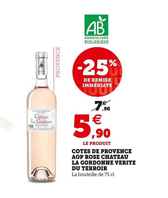 côtes de provence aop rosé château la gordonne vérité du terroir