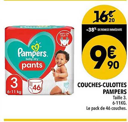 couches-culottes pampers