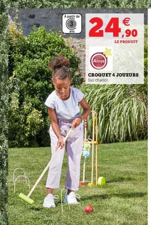 Croquet 4 Joueurs