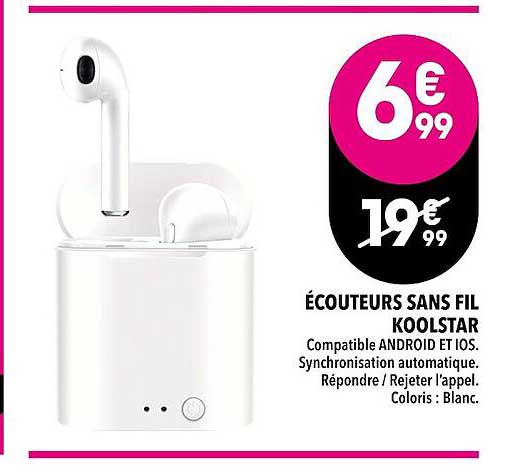 écouteurs Sans Fil Koolstar