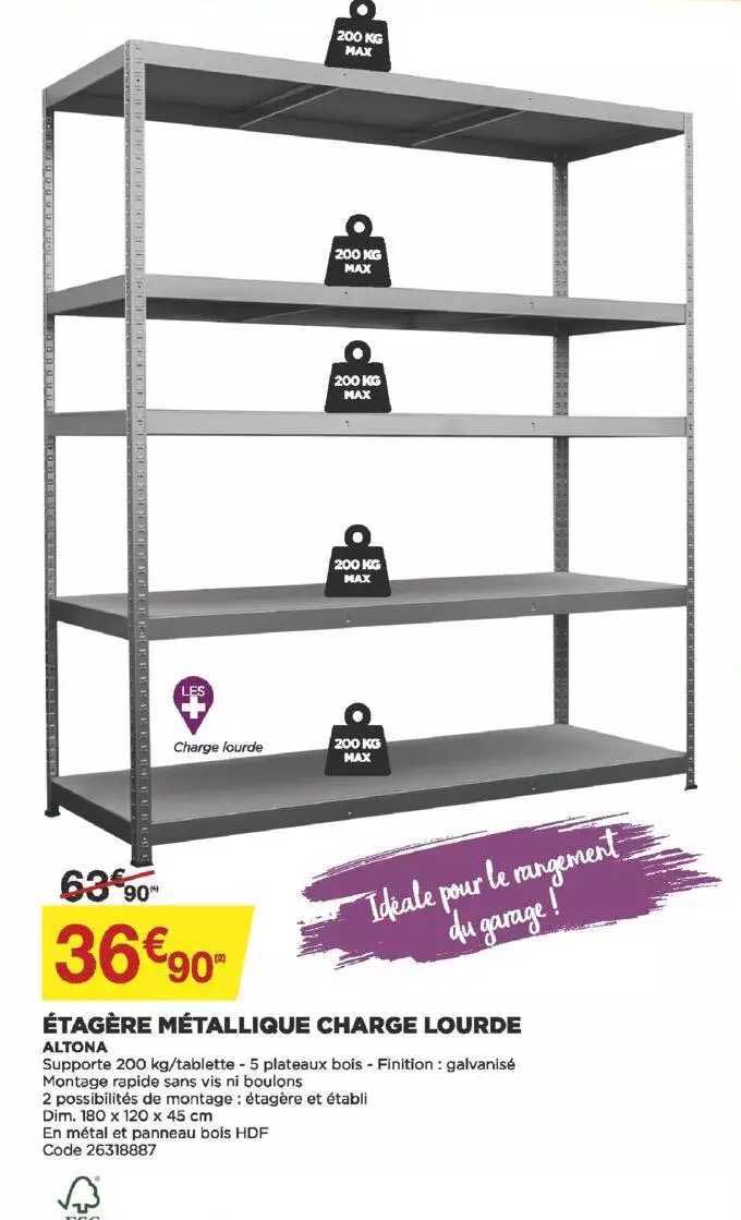 étagère Métallique Charge Lourde