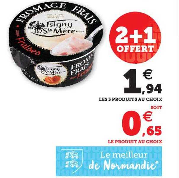 fromage frais isigny ste mère