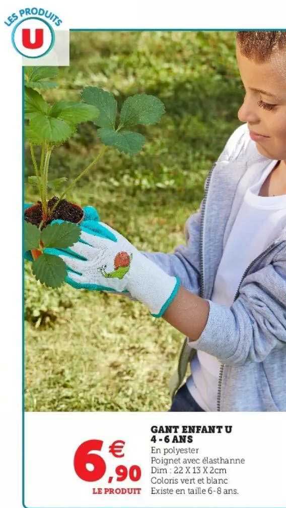 gant enfant u 4 - 6 ans