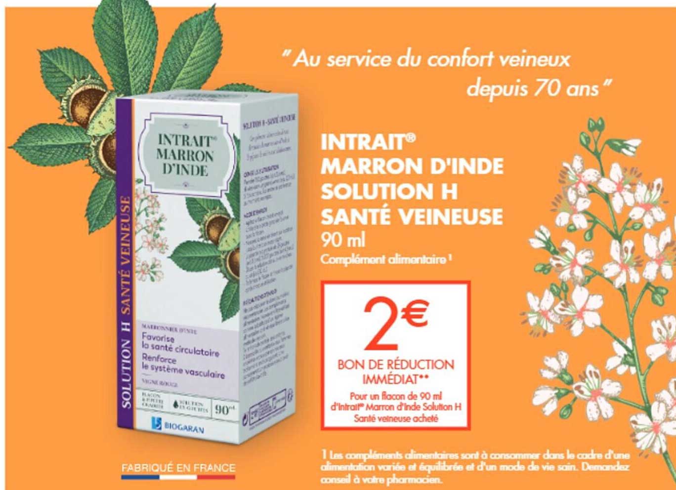 intrait marron d'inde solution h santé veineuse