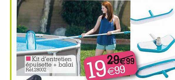 kit d'entretien épuisette + balai