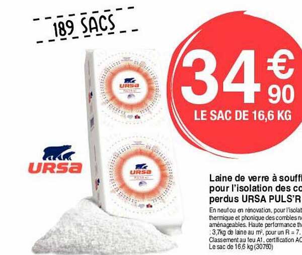 Laine De Verre à Souffler URSA