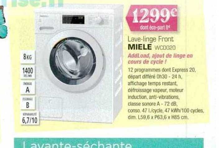 lave-linge front miele