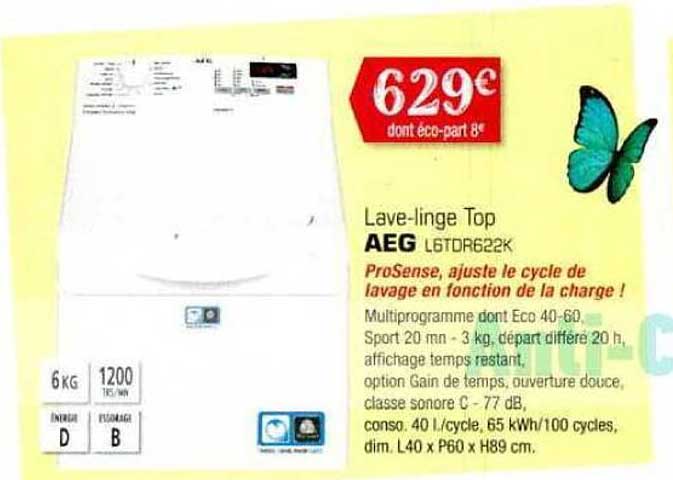 lave-linge top aeg