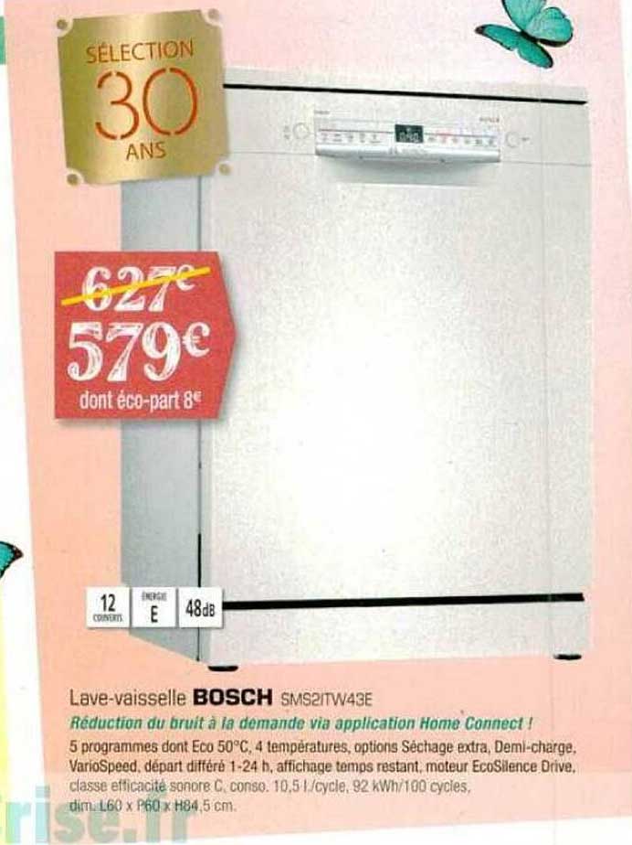 Lave-vaisselle Bosch