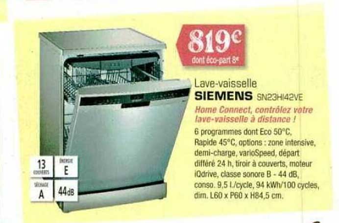 lave-vaisselle siemens