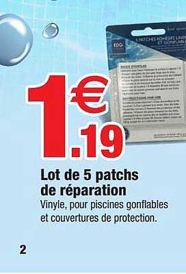 Lot De 5 Patchs De Réparation