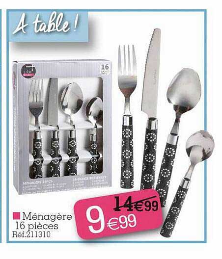 Ménagère 16 Pièces