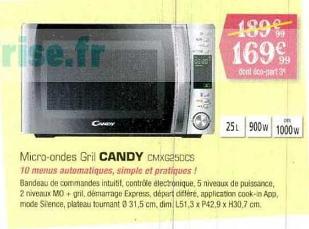 micro-ondes gril candy