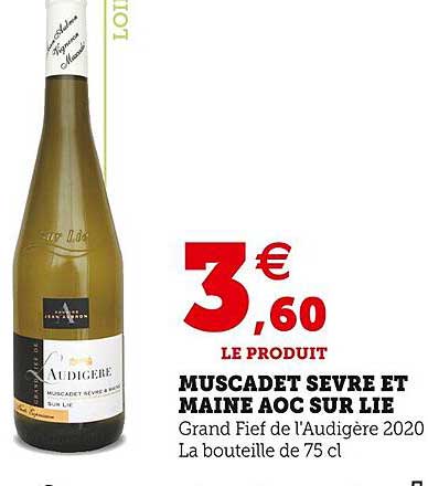 muscadet sèvre et maine aoc sur lie