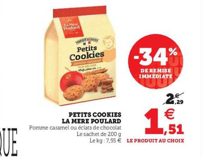 petits cookies la mère poulard