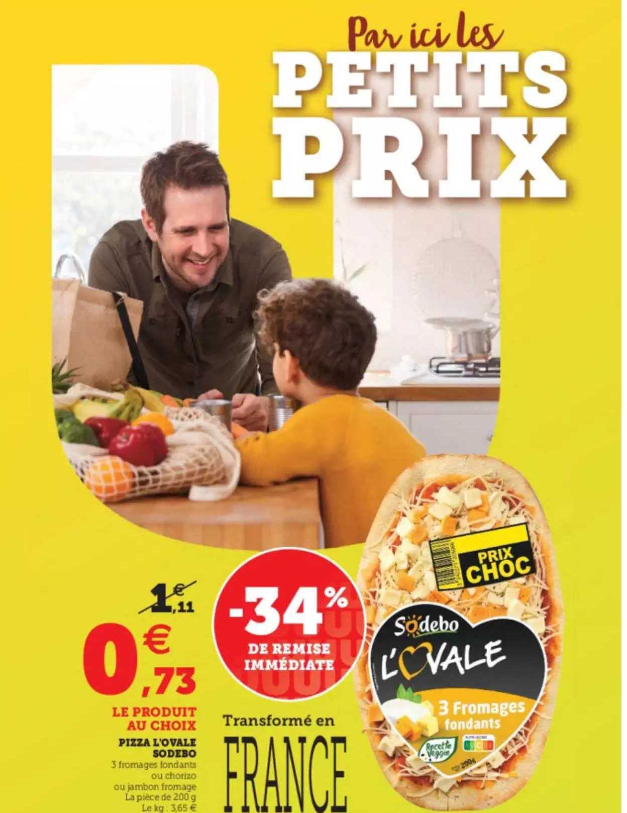 Pizza L'ovale Sodebo