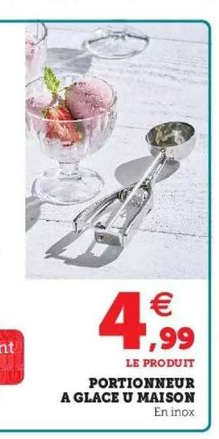 Portionneur à Glace U Maison