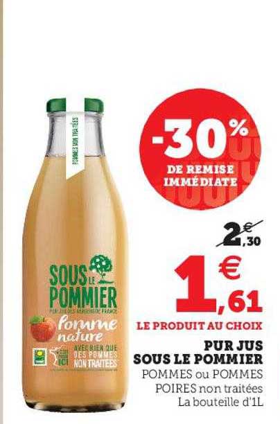 pur jus sous le pommier