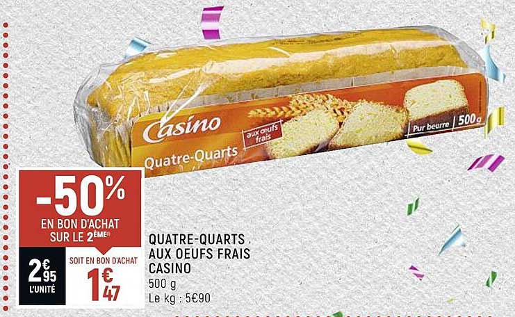 Quatre-quarts Aux Oeufs Frais Casino