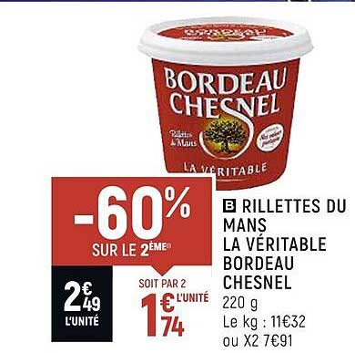 Rillettes Du Mans La Véritable Bordeau Chesnel