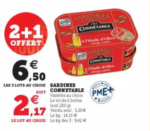 Sardines Connétable