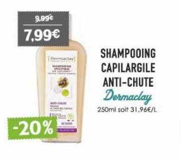 shampooing capilargile anti-chute dermaclay