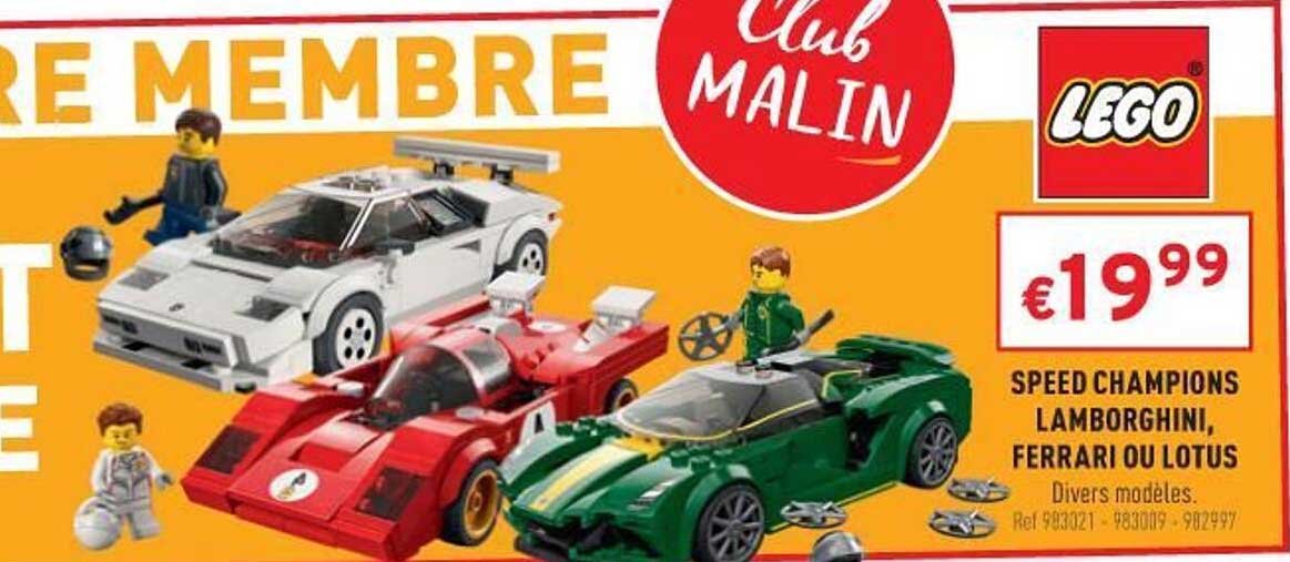 speed champions lamborghini, ferrari ou lotus