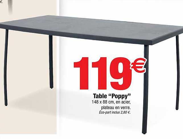 table "poppy"