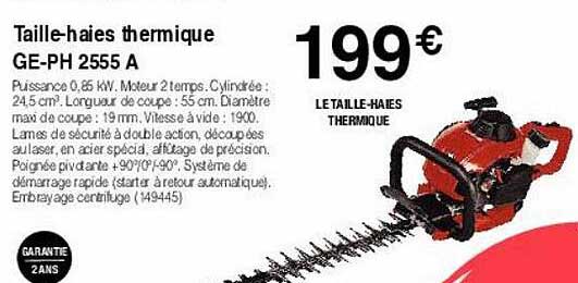 taille-haies thermique ge-ph 2555 a