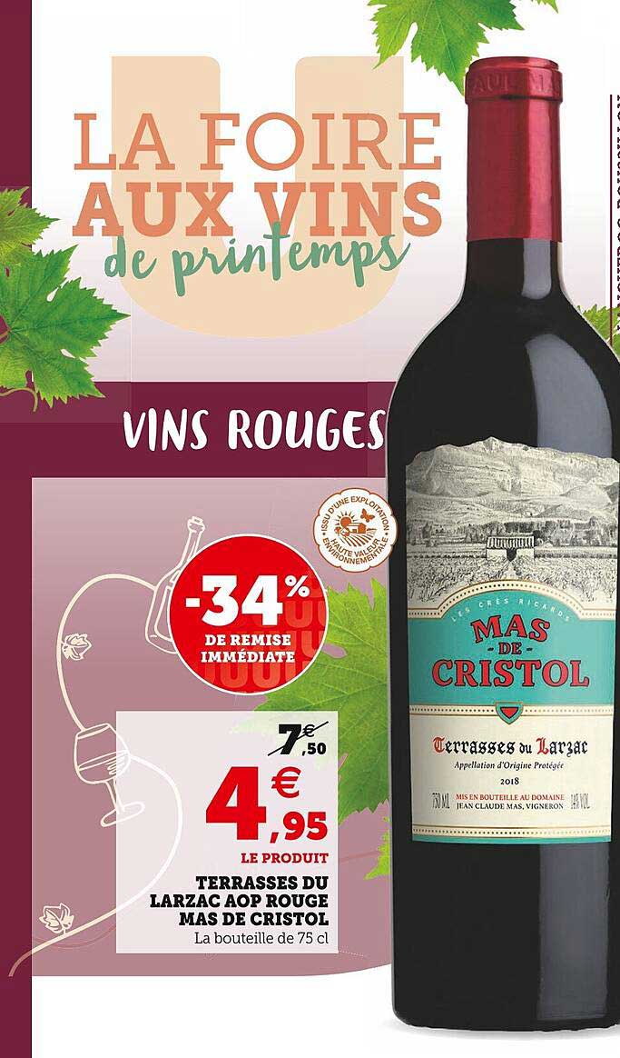 terrasses du larzac aop rouge mas de cristol