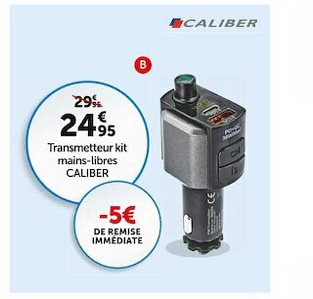 transmetteur kit mains-libres caliber