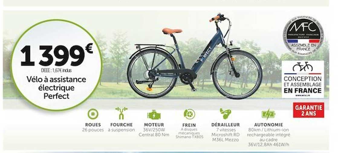 vélo à assistance électrique perfect