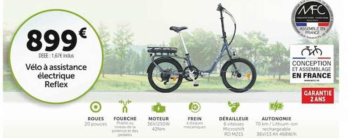 vélo à assistance électrique relex