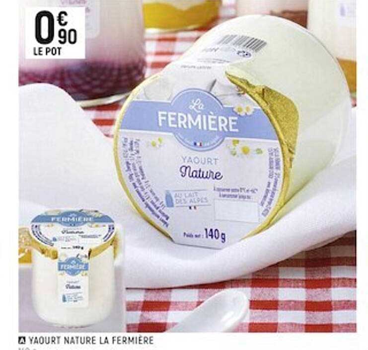 Yaourt Nature La Fermière