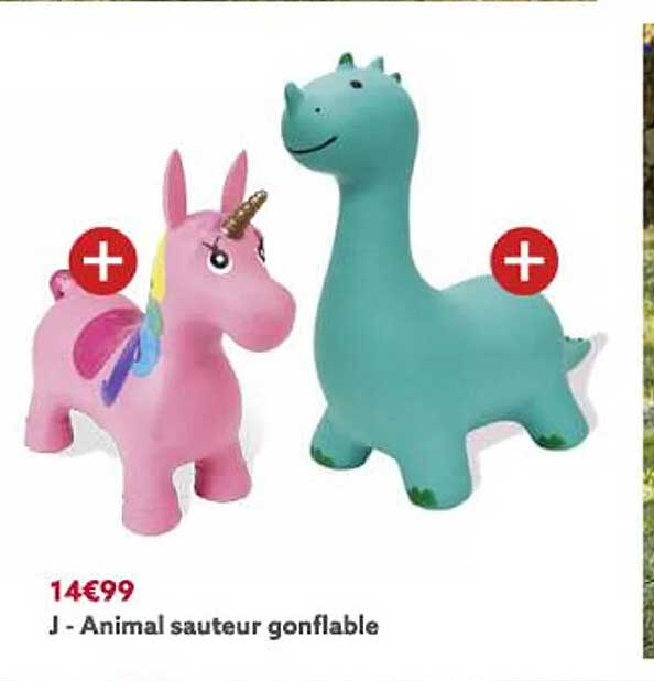 animal sauteur gonflable