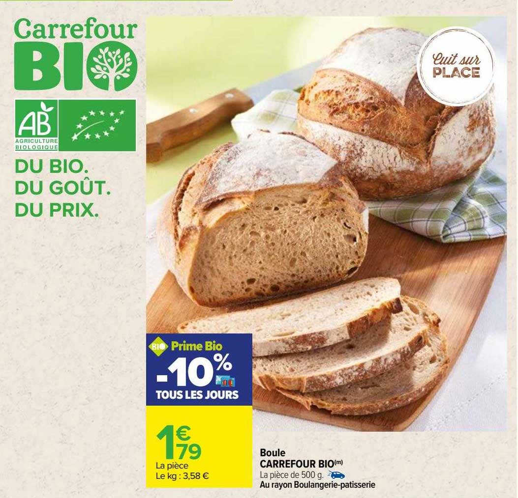 Boule Carrefour Bio