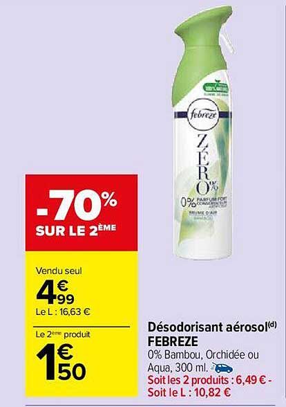 Désodorisant Aérosol Febrèze