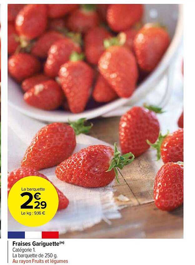 fraises gariguette