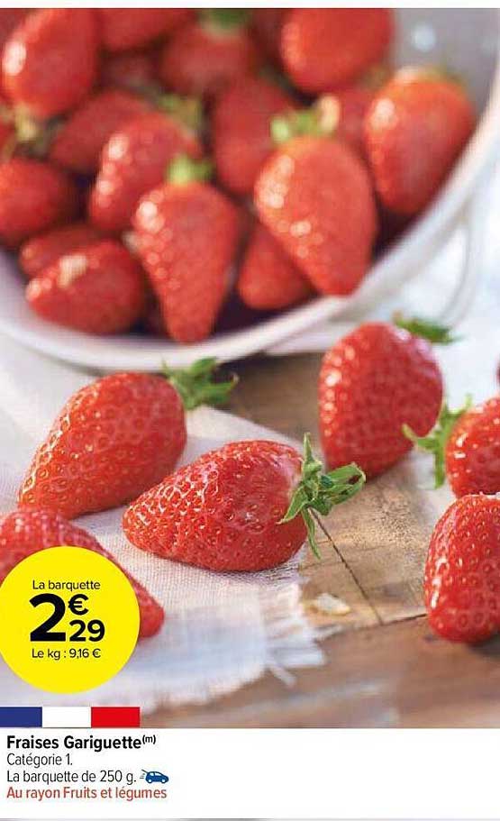 fraises gariguette