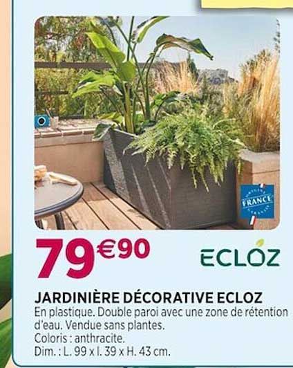 jardinière décorative ecloz