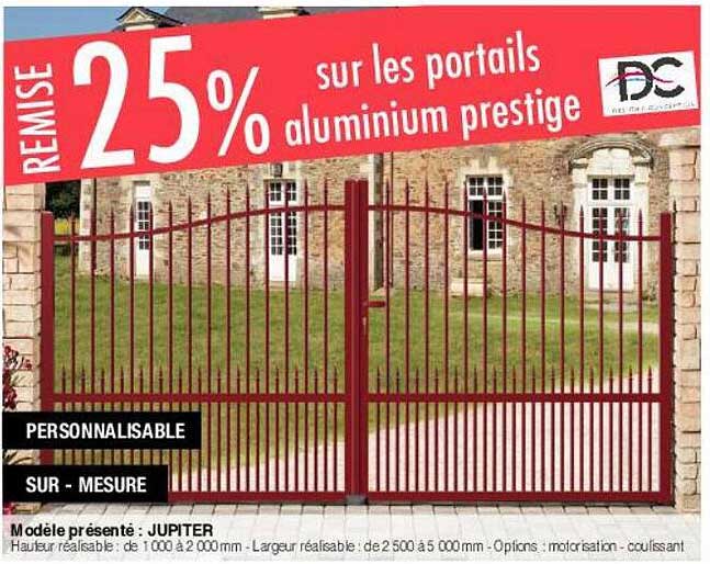 les portails aluminium prestige